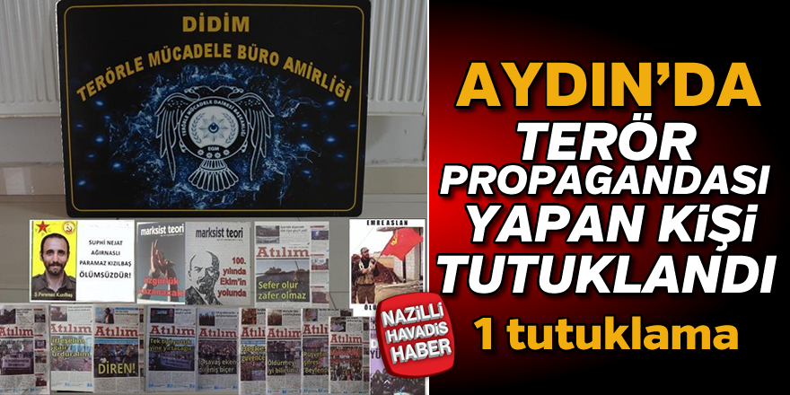 Terör örgütü propagandasına tutuklama