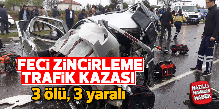 Katliam gibi kaza; 3 ölü,3 yaralı