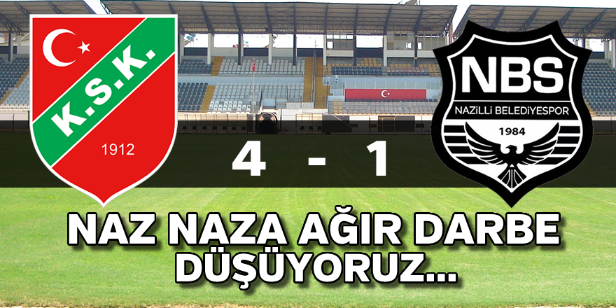 Karşıyaka: 4 - Nazilli Belediyepor : 1