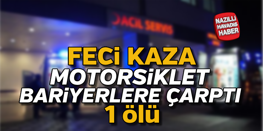 Feci kaza ! Genç sürücü hayatını kaybetti