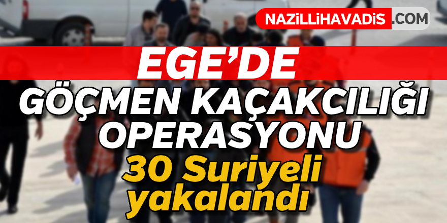 Göçmen kaçakcılığı operasyonu