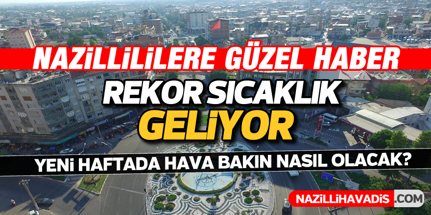 Yeni haftada Nazilli'de hava nasıl olacak?