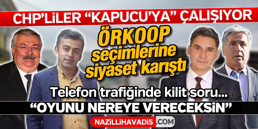 ÖRKOOP seçimlerine siyaset karıştı