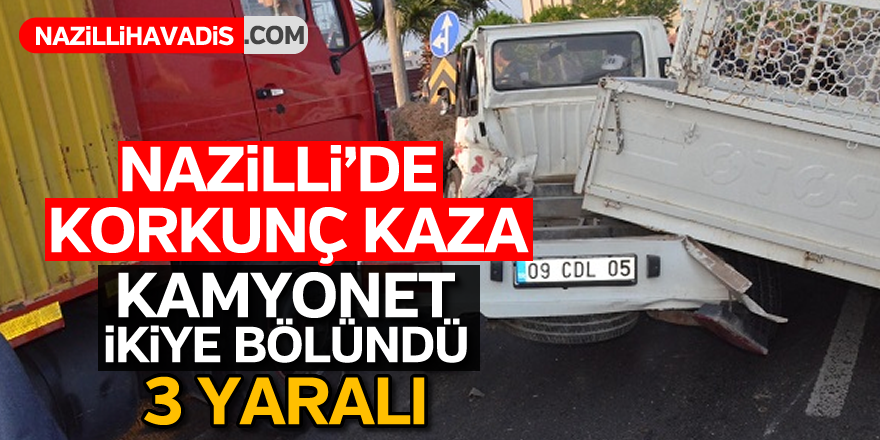 Nazilli'de kaza; 3 yaralı