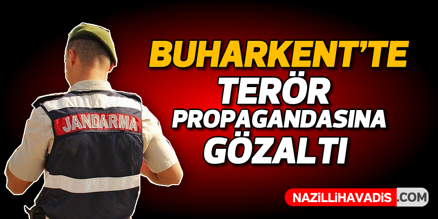 Buharkent'te PKK propagandası yapan kişi gözaltına alındı