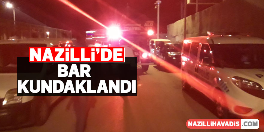 Nazilli'de bar işletmesi kundaklandı