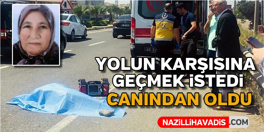 Karşıdan karşıya geçmek isterken canından oldu