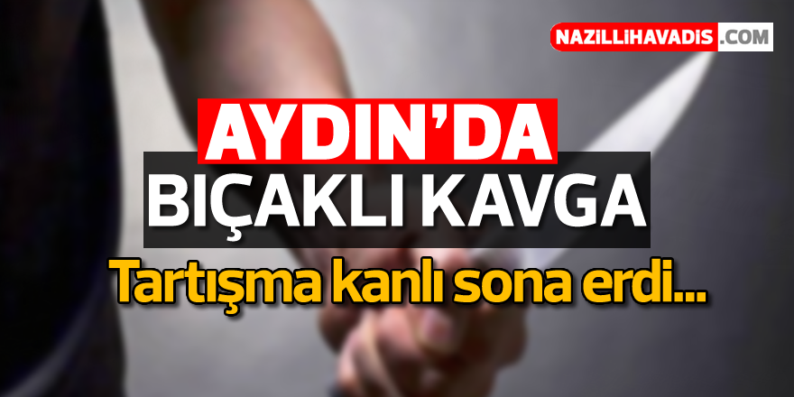 Aydın'da bıçaklı kavga