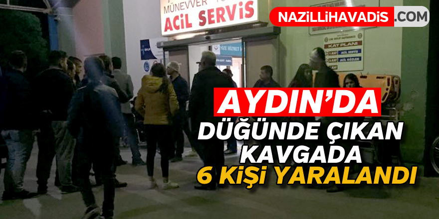 Düğünde kavga : 6 kişi yaralandı