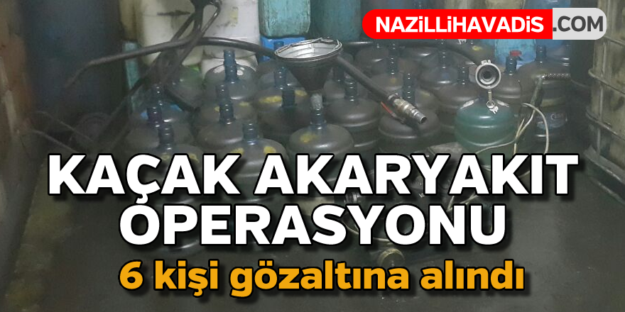 Kaçak akaryakıt operasyonu