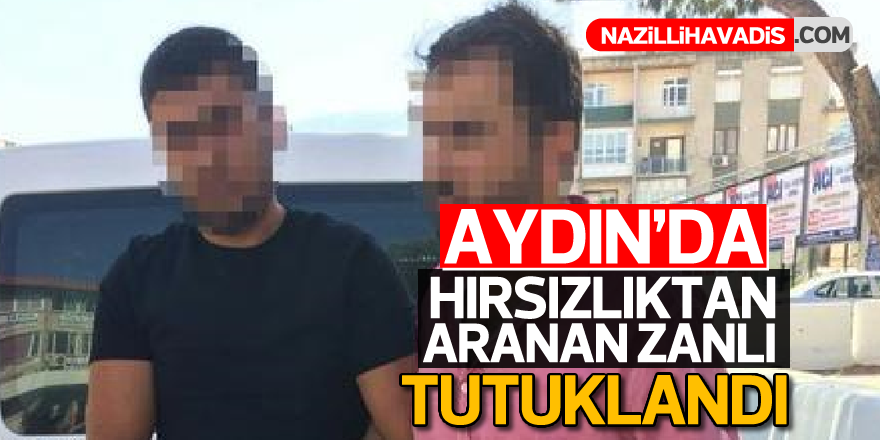 Aydın'da hırsızlıktan aranan zanlı tutuklandı