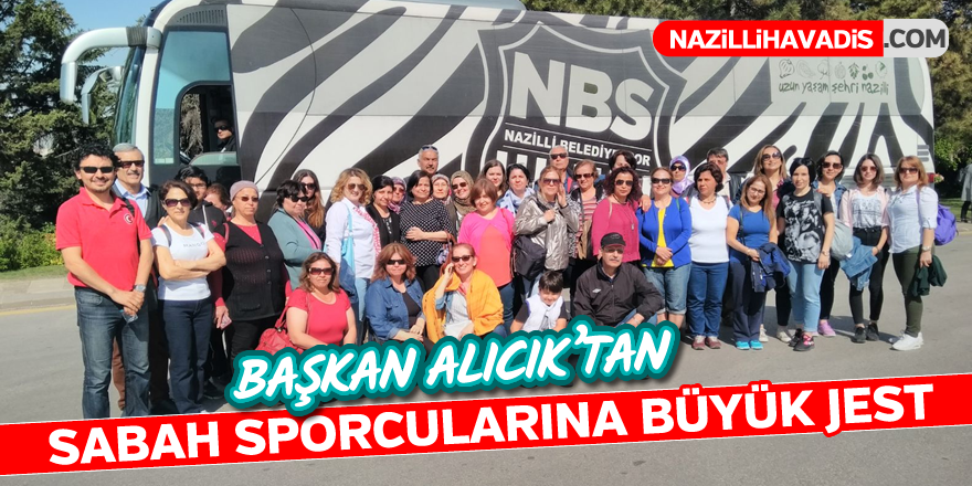 Alıcık’tan Sabah Sporu Grubu’na büyük jest