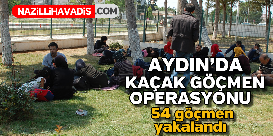 Aydın'da yasa dışı göçlerle mücadele devam ediyor