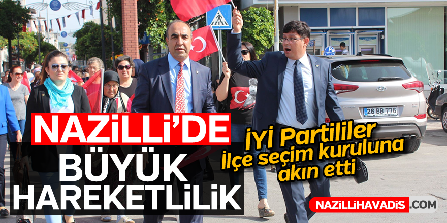 İYİ Partililer İlçe seçim kuruluna akın etti