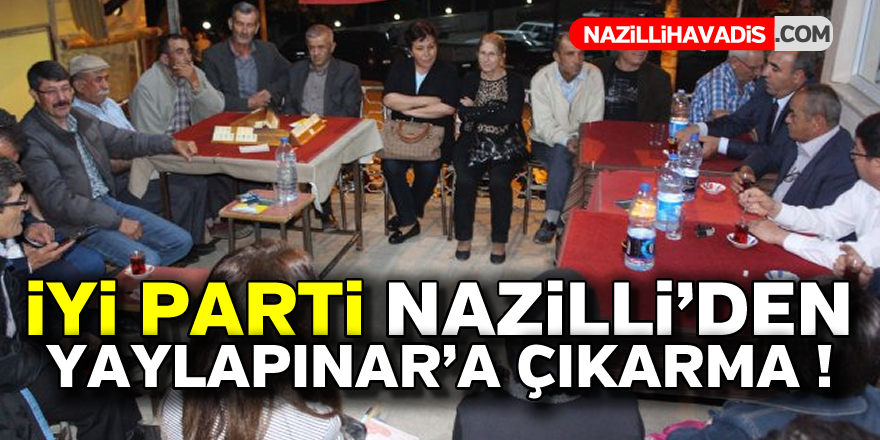 İYİ Parti Nazilli'den Yaylapınar'a çıkarma !