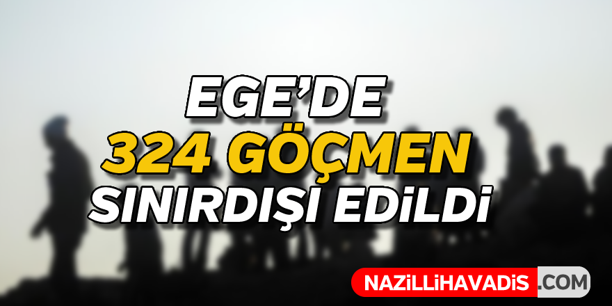 324 göçmen sınır dışı edildi