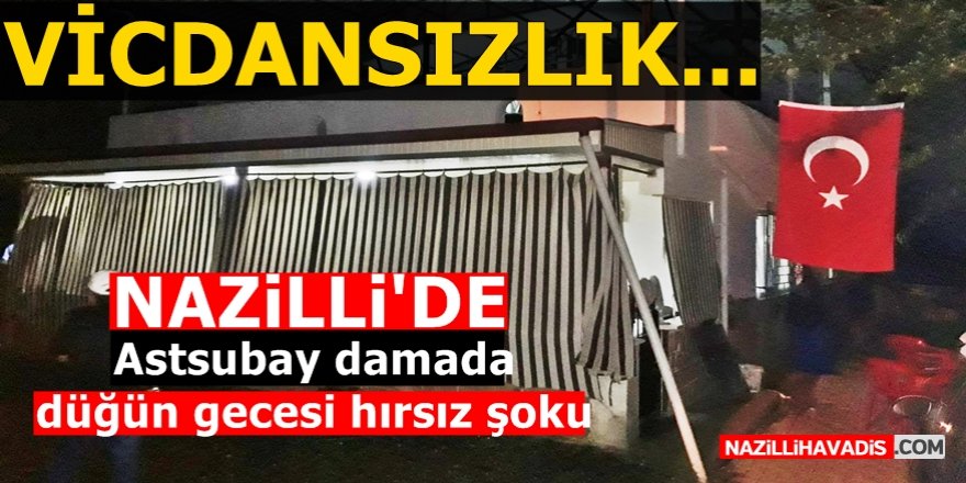 Düğün gecesi hırsız şoku!