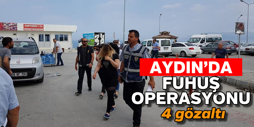 Aydın'da fuhuş operasyonu