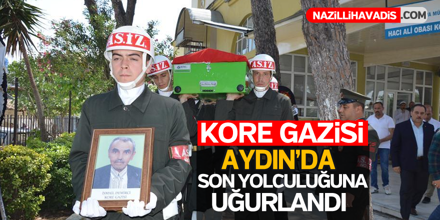 Kore Gazisi son yolculuğuna uğurlandı