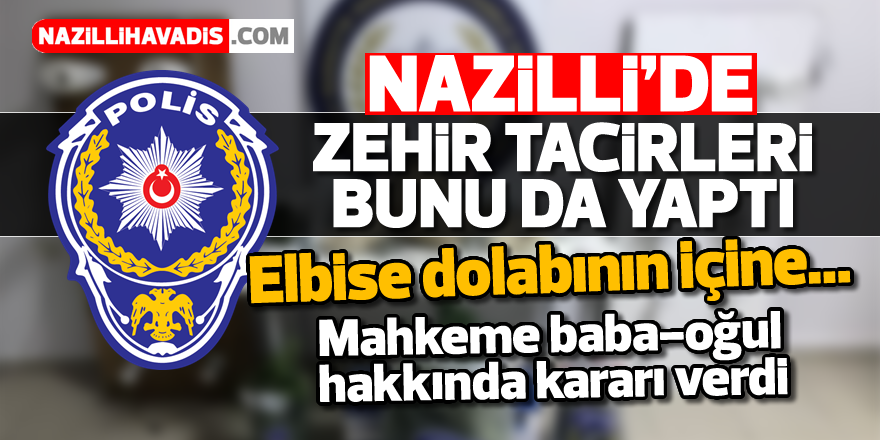 Nazilli'de zehir tacirleri bunu da yaptı