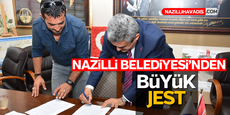 Başkan Alıcık’tan NAZBİDOS’a büyük jest