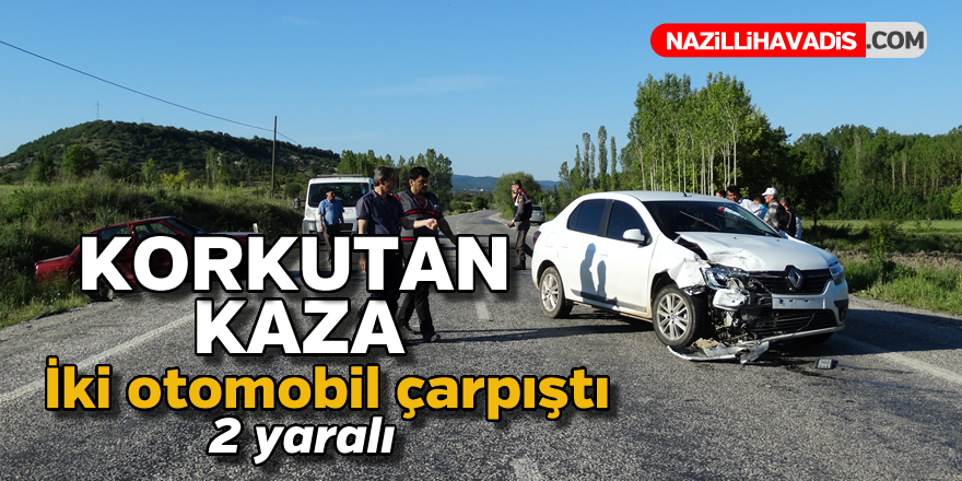 Korkutan kaza : 2 yaralı