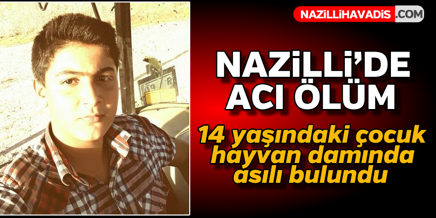 Nazilli'de şoke eden intihar !