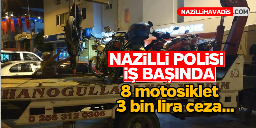 Nazilli polisi iş başında