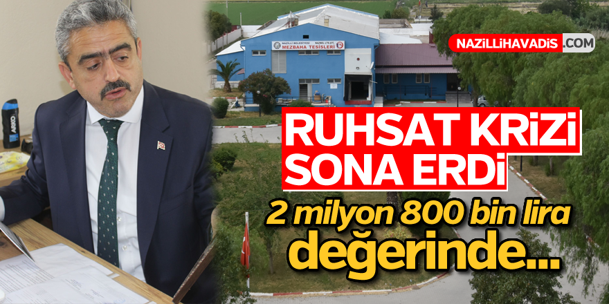 Ruhsat krizi sona erdi