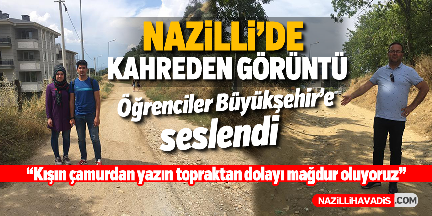 Nazilli'de kahreden görüntü