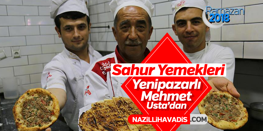 Sahur yemeği 'pide profesörü'nden