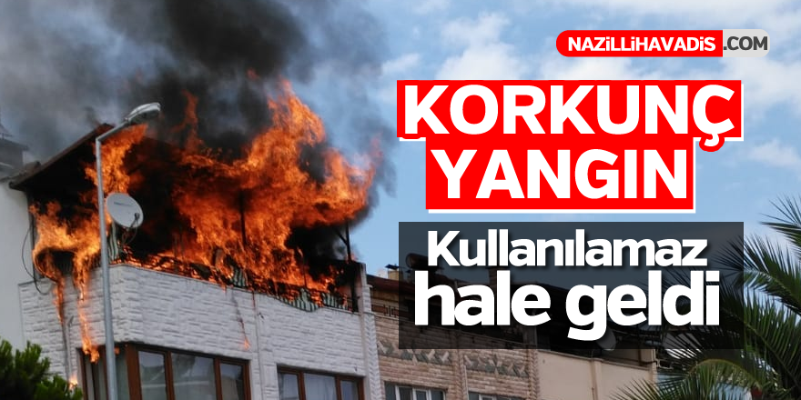 Korkunç yangın!