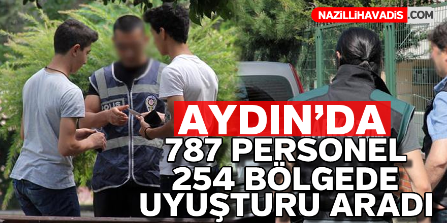 Aydın'da jandarmadan 'uyuşturucu' denetimi