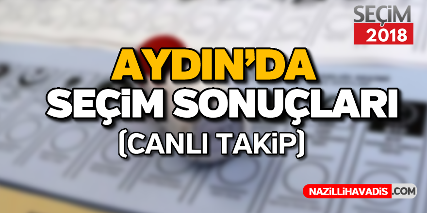 Aydın'da seçim sonuçları