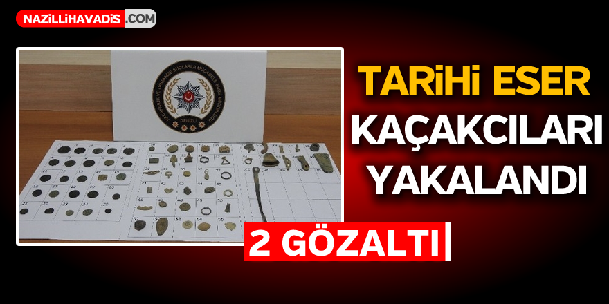 Tarihi eser kaçakçıları yakalandı