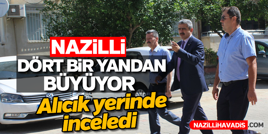 Nazilli dört bir yandan büyüyor