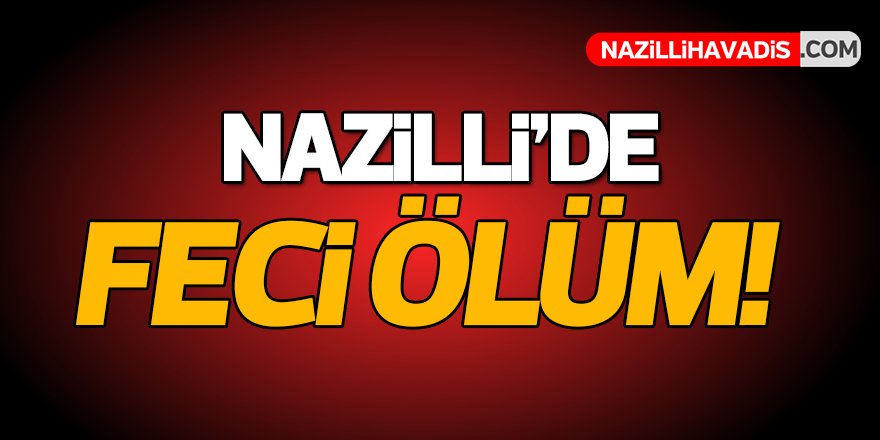 Nazilli'de feci ölüm!