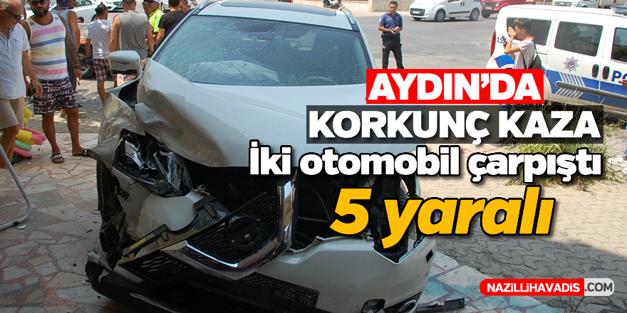 Aydın'da trafik kazası; 5 yaralı