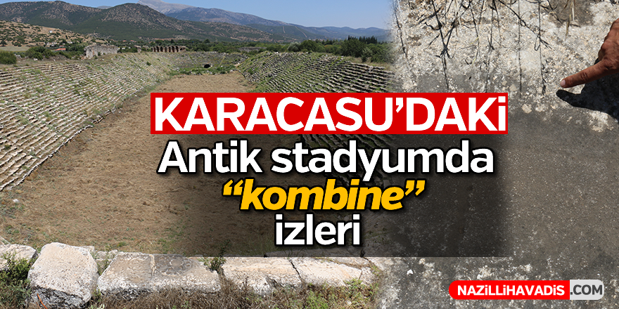 Antik stadyumda "kombine" izleri