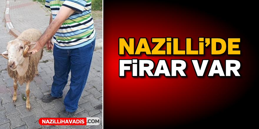 Nazilli'de firar var