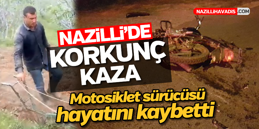 Nazilli'de kaza; 1 ölü