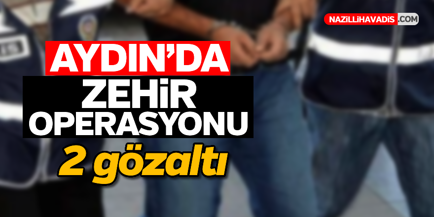 Aydın'da uyuşturucu operasyonu