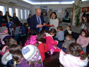 Anaokulu öğrencileri Kamacı’ya ziyaret etti