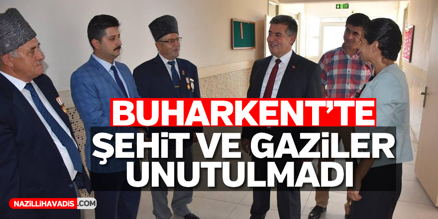 Buharkent'te şehit ve gaziler unutulmadı