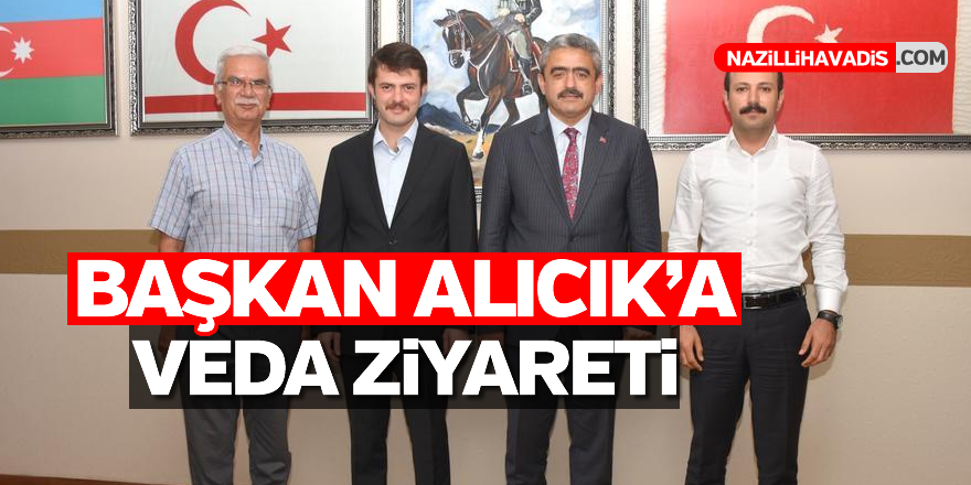 Başkan Alıcık'a veda ziyareti