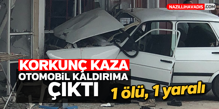 Korkunç kaza; 1 ölü, 1 yaralı