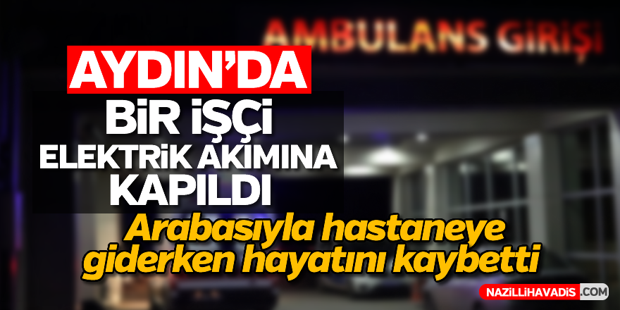 Aydın'da elektrik akımına kapılan işçi hayatını kaybetti