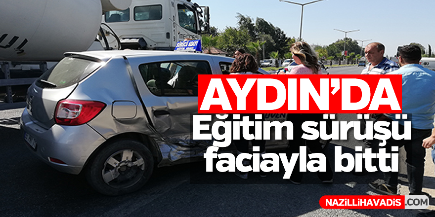 Aydın'da kaza
