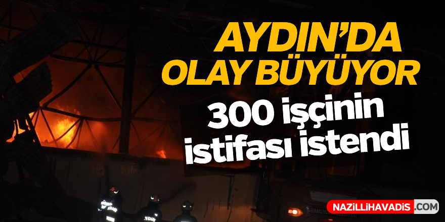 Aydın'da olay büyüyor