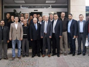 MHP Efeler Adayı Recep Taner, AYTO'yu Ziyaret Etti